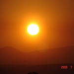 Smoky sunrise